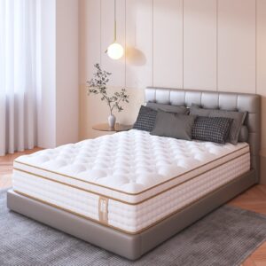 BedStory Twin Mattress, 12 Inch [Ultra-Durable] Gel Fresh Memory Foam and Innerspring Mattress in a Box, Low Motion Transfer, Comfortable and Quiet Sleep Mattresses, and Pressure Relief, Made in USA