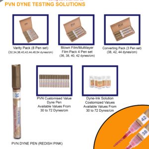 PVN Dyne Pen for Surface Tension Measurement (European Standards)/Converting(Pack of 3) 38,42,44