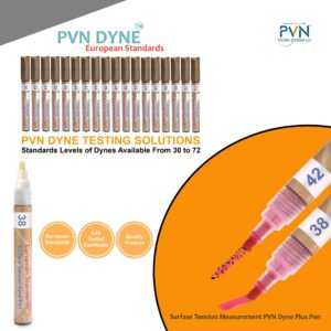 PVN Dyne Pen for Surface Tension Measurement (European Standards)/Converting(Pack of 3) 38,42,44