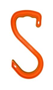 high 5 hook single - heavy duty, industrial safety hook for hanging cables, cords, hoses and welding leads. 250 lb capacity (box of 20)