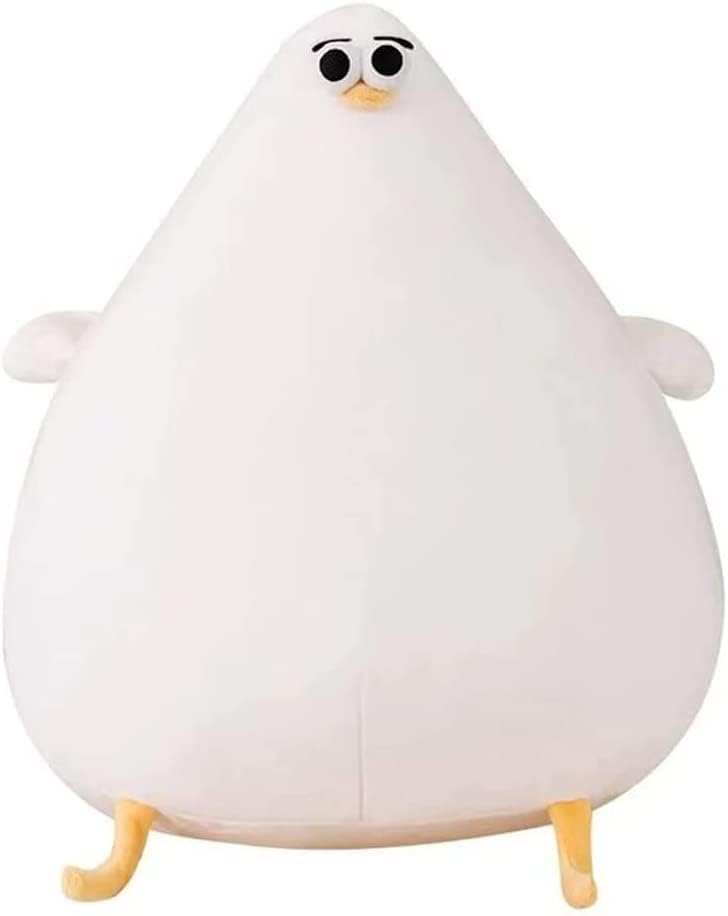 TBATQUIL Chubby Plush Seagull Pillow Cute Fat Chicken Plush Toys, Funny Plush Stuffed Animal Cartoon Plush Toys Kids Boys Girls Festival Gifts (15.74inches)