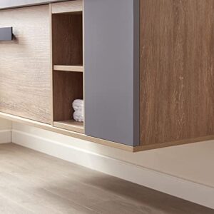 VINNOVA Carcastillo Bathroom Vanity, North American Oak