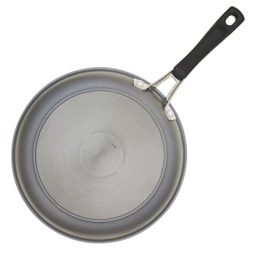 Rachael Ray Cook + Create Hard Anodized Nonstick Frying Pan/Skillet, 10 Inch - Black