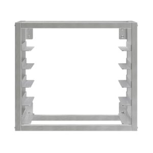 AmGood Wall Mounted Sheet Bun Pan Rack With 5 Pans 21" x 13" x 18" | Aluminium | NSF