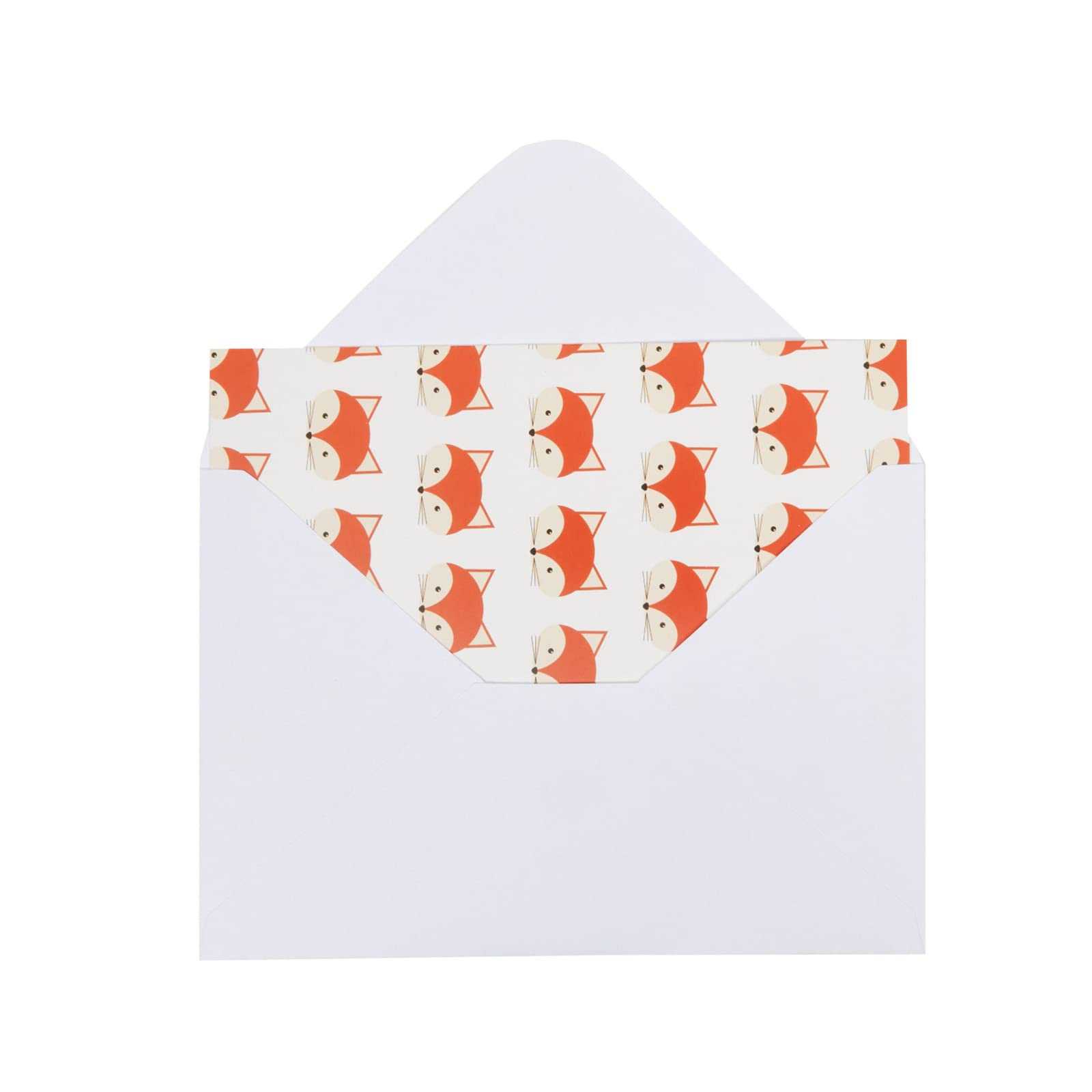 Pipilo Press Cute Thank You Cards with Envelopes for Baby Shower, Fox Designs (4x6 In, 48 Pack)