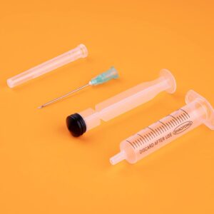 5ml Disposable Syringes with 21Ga 1.5 Inch Needle Dispensing Tools Industrial Lab Supplies,Individual Package (20)