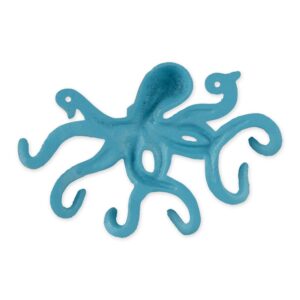 DII Decorative Cast Iron Wall Hook Collection, Octopus