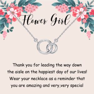 tgbje flower girl gifts flower girl necklace bridesmaid proposal gifts wedding gifts brdial party gift flower girl proposal gift (flower girl ne)