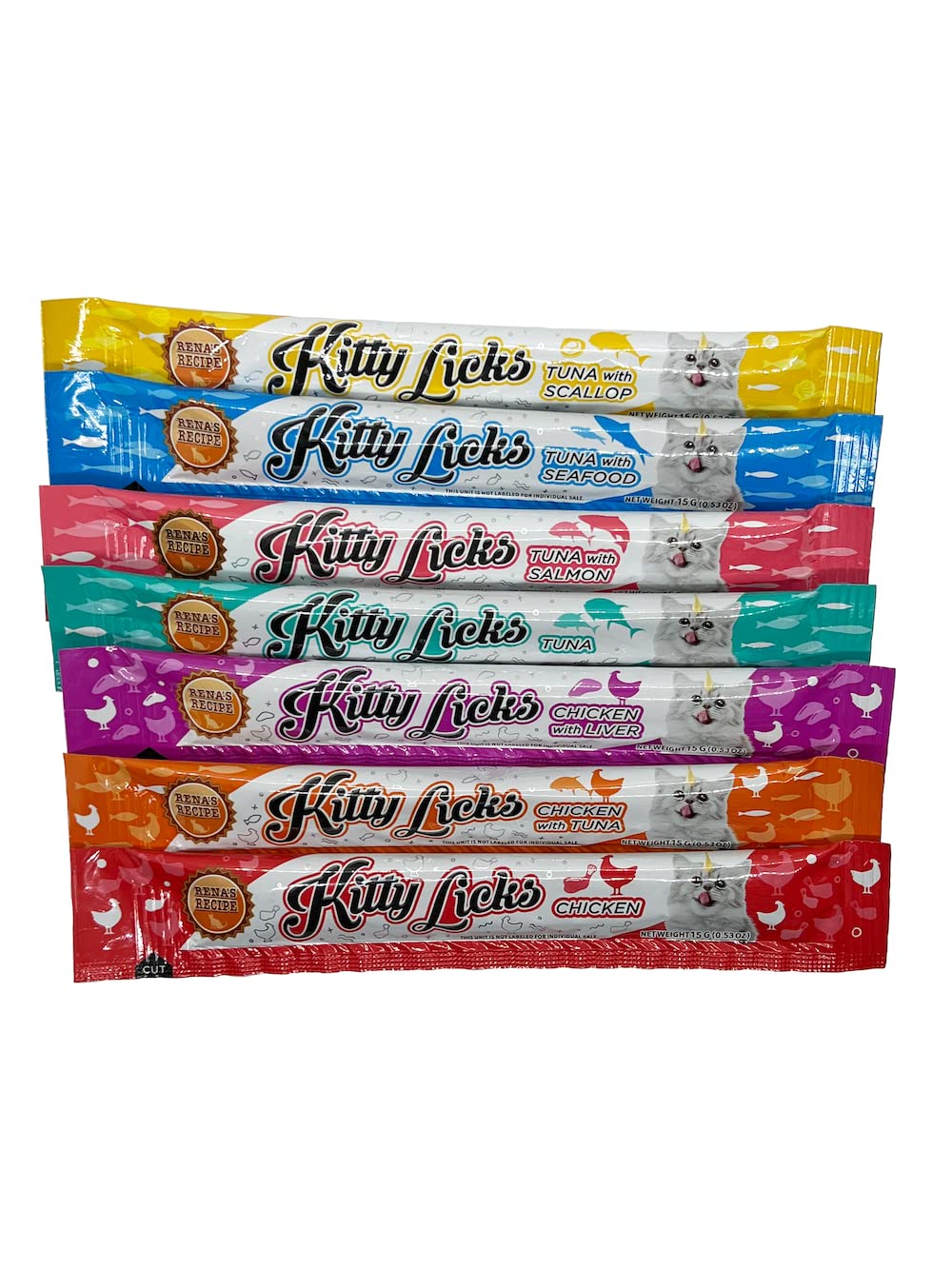 Kitty Licks Chicken and Tuna Varieties (28 tubes)