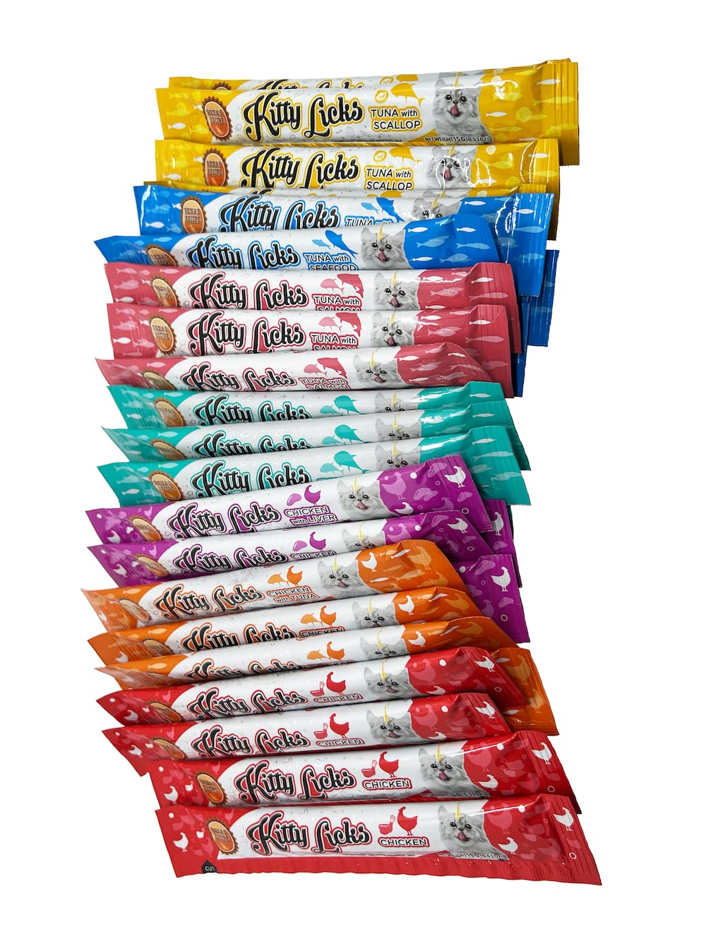 Kitty Licks Chicken and Tuna Varieties (28 tubes)