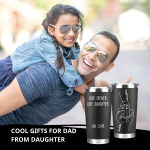 Dad Gifts from Daughter - Gifts for Dad from Daughter - Dad Christmas Gifts from Daughter, Christmas Gifts for Dad from Daughter - Birthday Gifts for Dad - Father Gifts, Papa Gifts - 20 Oz Tumbler