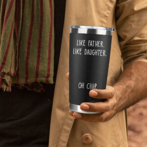 Dad Gifts from Daughter - Gifts for Dad from Daughter - Dad Christmas Gifts from Daughter, Christmas Gifts for Dad from Daughter - Birthday Gifts for Dad - Father Gifts, Papa Gifts - 20 Oz Tumbler