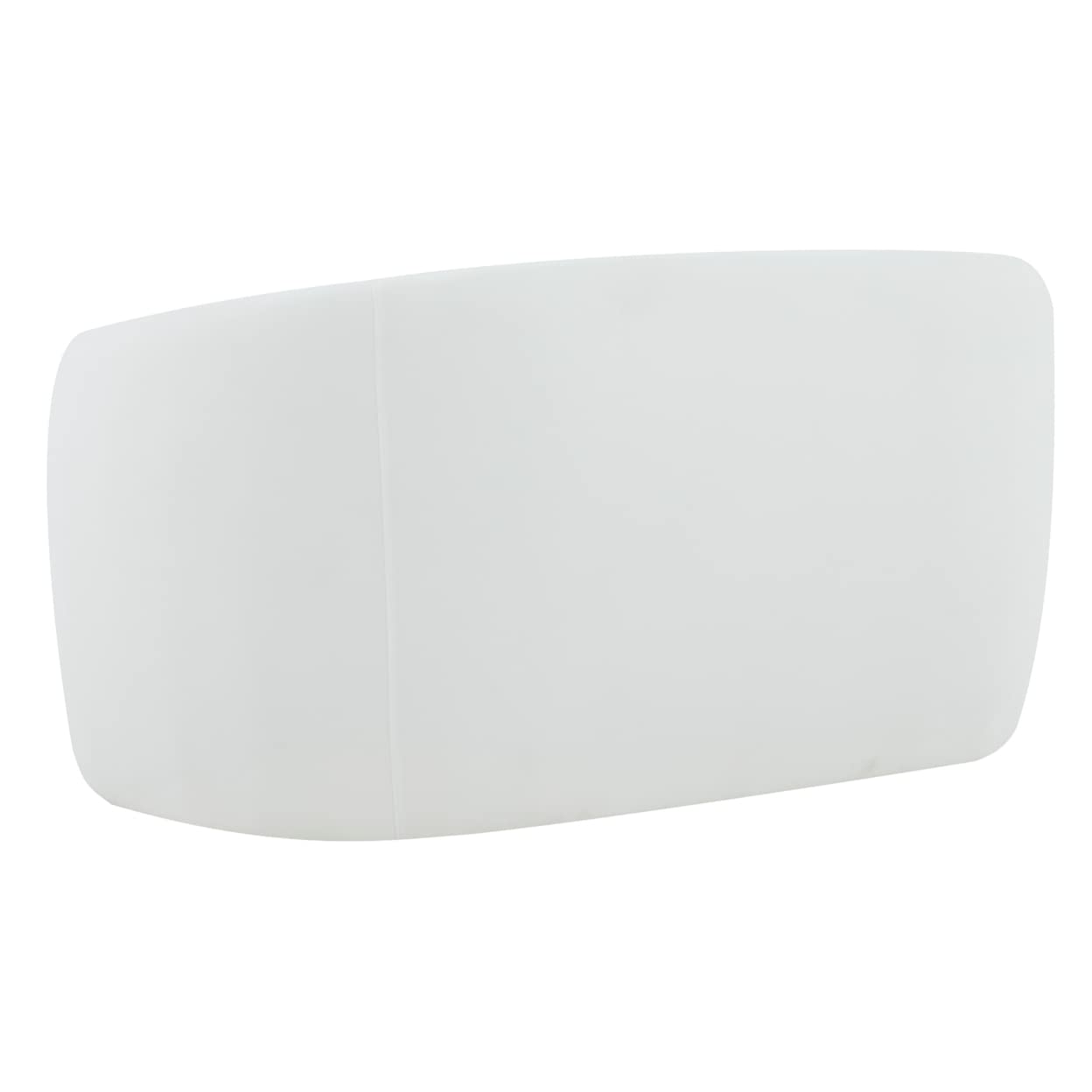 SAFAVIEH Couture Collection Zhao White Linen Curved Loveseat