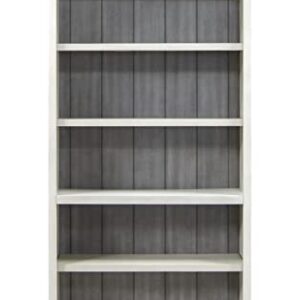 Martin Furniture Hartford Open Wood Bookcase, Storage Cabinet, Office Shelves, White (IMHF4078W)