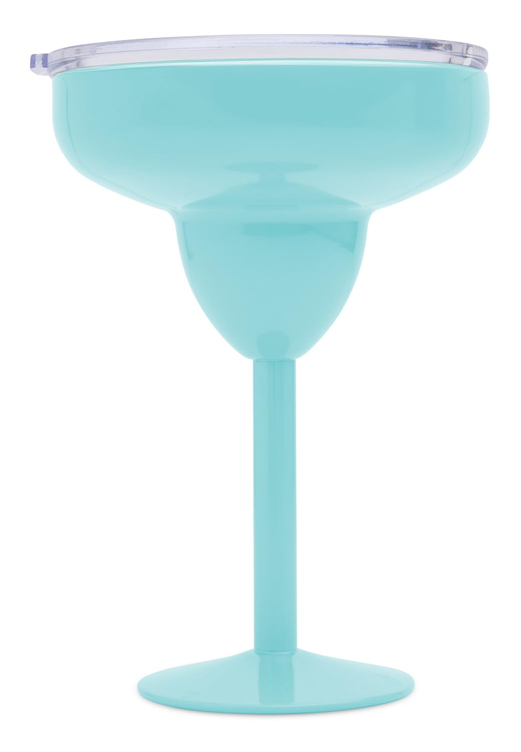 Better Dweller Vacuum-Sealed Metal Margarita Glass with Lid, Insulated Tumbler Mug, Steel Cup for Vacation, Pool, and Ice Cold Margs on the Beach (Blue)