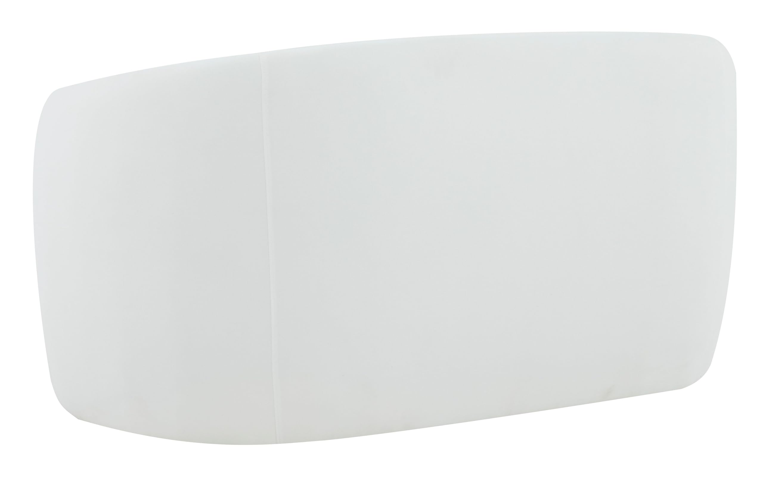 SAFAVIEH Couture Collection Zhao White Linen Curved Loveseat