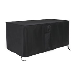 jungda patio deck box cover 120 gallon,outdoor storage deck box, waterproof outdoor storage box cover furniture cover - 56 x 27 x 23 inch