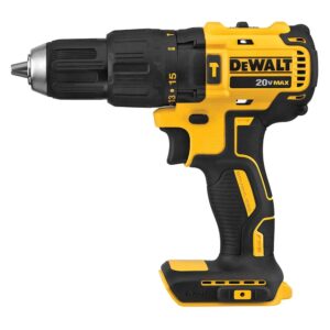 dewalt dcd778b 20v max cordless brushless compact hammer drill - bare tool (renewed)