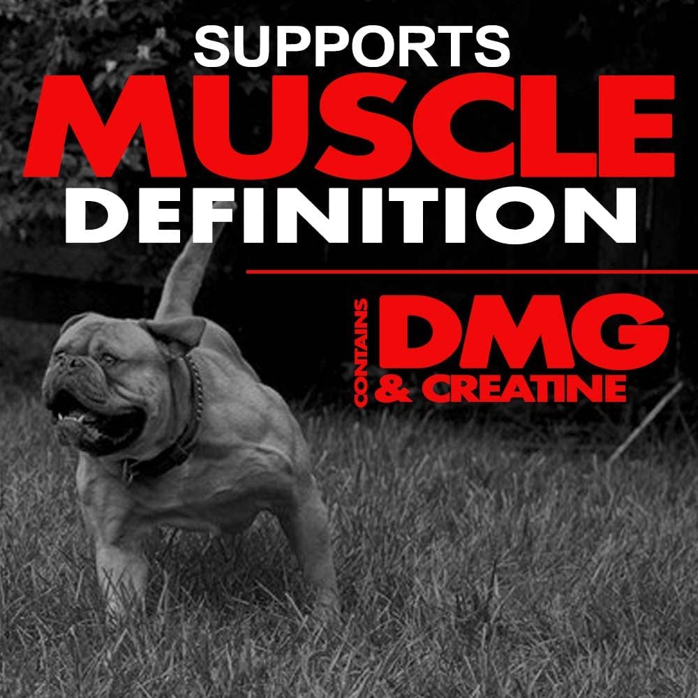 Muscle Bully Muscle Builder for Dogs - Combines Clinically Proven Muscle Building Ingredients That Support Muscle Growth, Size, Definition and Endurance. Ultimate Canine Muscle Building Supplement.