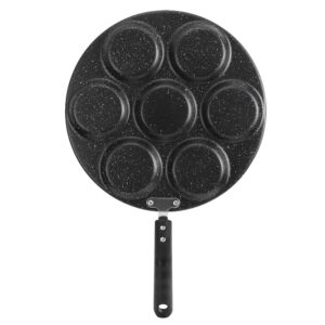 Egg Pan,Omelette Pan,Frying Pan,Nonstick Frying Pan,Nonstick Frying Pans,Home Kitchen Breakfast Omelette Pan, 7 Hole Egg Frying Pan Nonstick Pancake, Easy to, Lazy Pan Provides All in one Breakfast