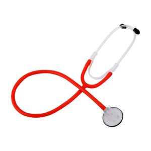 tk-1 professional mr safe stethoscope dual-frequency scarlet red