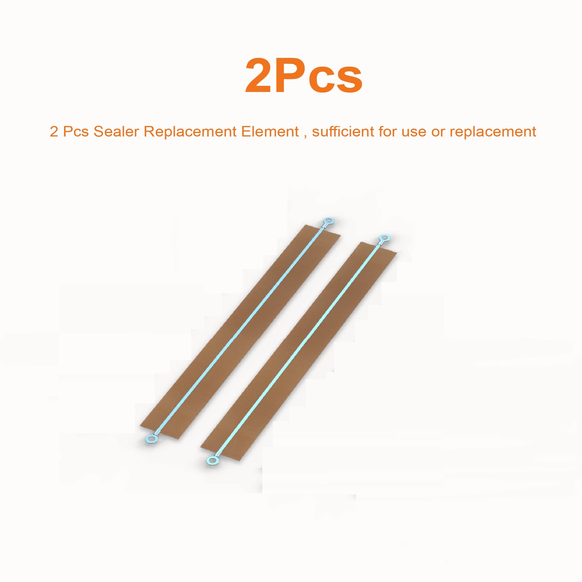 Impulse Heat Sealer Replacement Parts Strip - Repair Parts - Food Saver sealer Parts for PFS-200 2 Pieces 200 mm