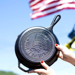 Lodge Cast Iron 10.25" Skillet with American Flag Design