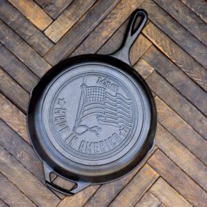 Lodge Cast Iron 10.25" Skillet with American Flag Design