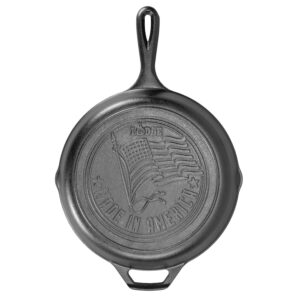 lodge cast iron 10.25" skillet with american flag design