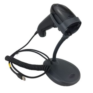 Honeywell Voyager 1250G Single-Line Laser Barcode Scanner (1D and GS1 DataBar symbologies), Includes Stand and USB Cable