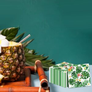 Hawaiian Luau Napkins for Aloha Happy Birthday Party Supplies Tropical Tiki Themed Luncheon Paper Napkins Disposable for Kids Baby Shower Summer Pool Beach Party Favors (50 Pack)