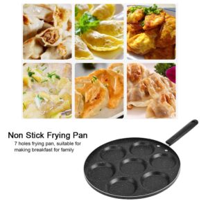 Egg Pan,Omelette Pan,Frying Pan,Nonstick Frying Pan,Nonstick Frying Pans,Home Kitchen Breakfast Omelette Pan, 7 Hole Egg Frying Pan Nonstick Pancake, Easy to, Lazy Pan Provides All in one Breakfast