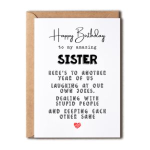 krysdesigns happy birthday card, 5 x 7 inches, blank inside, envelope included