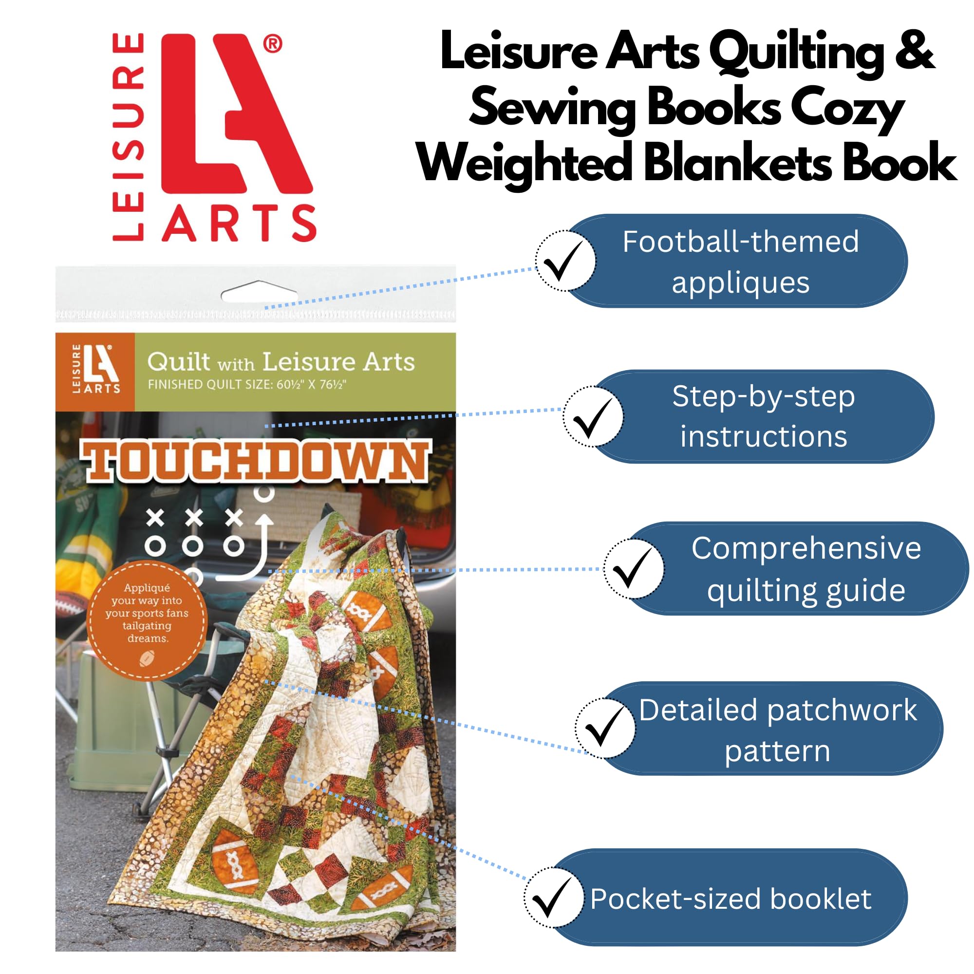 Leisure Arts Touchdown Quilting Pattern