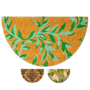 lua vika coir door mats outdoor, door mat outside entrance, outdoor mats for front door, welcome mat indoor, doormat outdoor, funny door mats outside, coir doormat 16"x27.5" (nature)