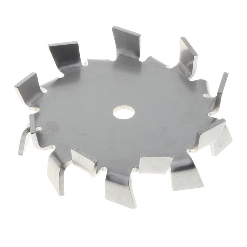 PGFUN 304 Stainless Steel Dispersing Disc 30-500mm/1.2-19.7 inch Dispersion Impeller High Speed Dispersing Machine Blade Paddle Impeller with 8mm Shaft Hole (Dia 40mm/1.6")