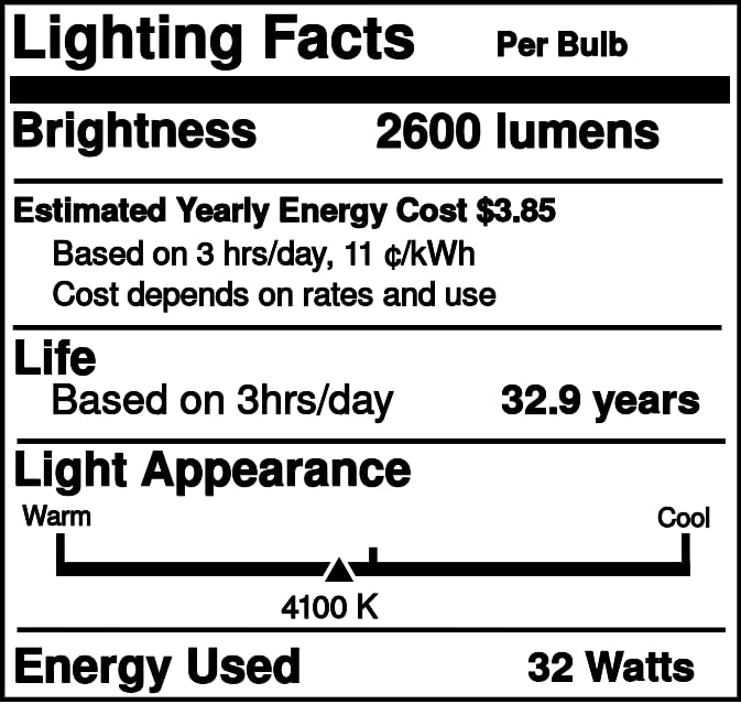 Replacement for Philips 479626, F32T8/TL941/ALTO, Fluorescent Tube Light Bulbs (30 Pack)