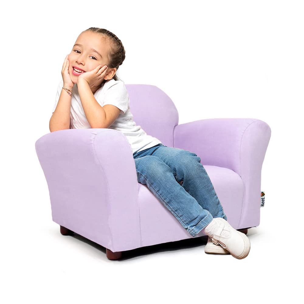 Keet Plush Children Chair, 2-5 Years Old, Lavender