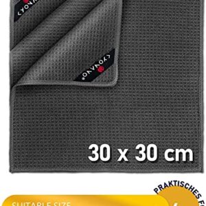 KYONANO Espresso Accessories - Barista Micro Cleaning Towels 4 Pack - Make The Perfect Coffee or Espresso - Coffee Accessories for Barista to Clean Steam Wand Coffee or Espresso Machine(12''x12'')