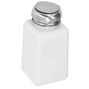 200ML Solvent Dispenser Press Type ESD Anti Static Bottle HDPE with Stainless Steel Lid(White)