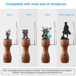 Jucoci Painting Handle for Miniautres Paint Handle Compatible with DND Miniatures, Scale Model, Fantasy Figurines