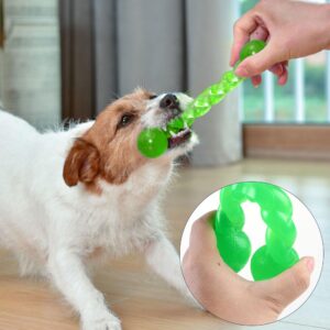 2 PCS Doggy Durable Chew Toy Durable Dog Chew Toy Dental Care A Chew Stick for Teething Puppies Washable Flexible Floating Swimming Pool Dog Toy (Medium)