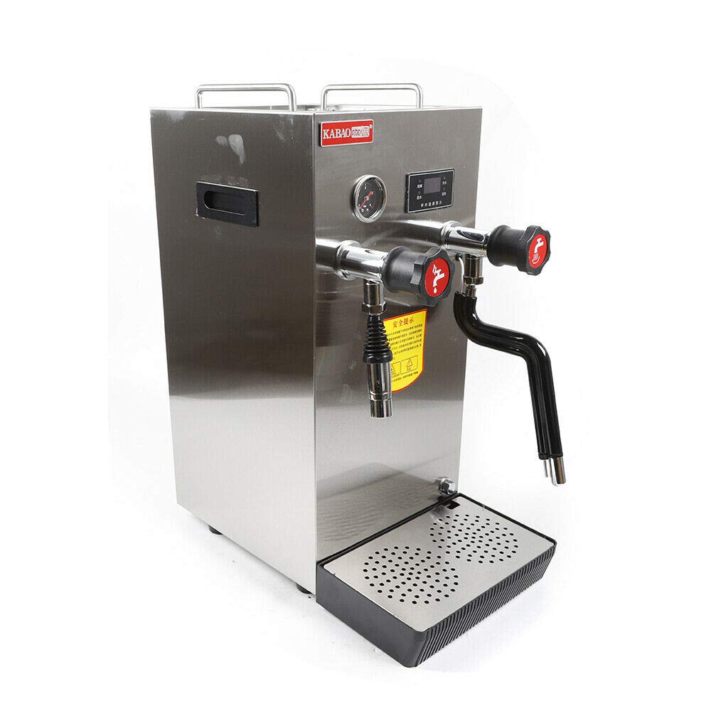 Commercial Multi-Purpose Milk Frother 8L Steam Milk Frothing Machine Full-Automatic Boiling, Electric Milk Foam Maker for Espresso Coffee Tea Milk