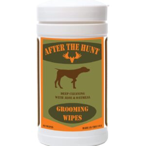 After The Hunt Grooming & Mud Dog Cleaning Wipes with Aloe & Oatmeal - 60 XL Wipes