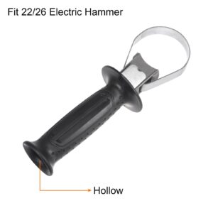 uxcell Hollow Side Front Auxiliary Hammer Handle Electric Hammer Accessories for 26 Electric Hammers