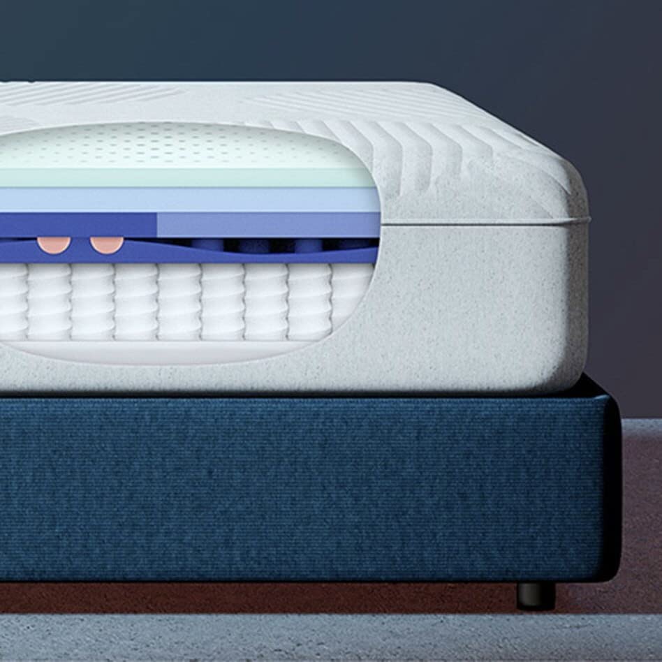 Casper Sleep Wave Hybrid Snow, Full