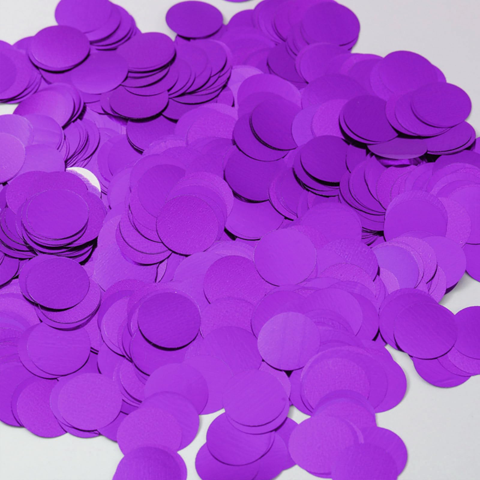 Purple Confetti Balloons, 25 Pcs Thickened 12 Inch Clear Latex Balloon with Confetti Inside for Graduation Engagement Bridal Shower Party Baby Shower Birthday Party Decorations Supplies