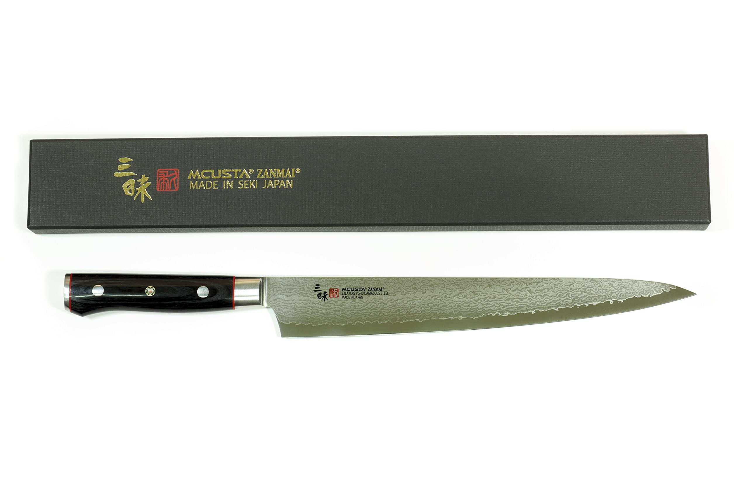 M-Custa Mcusta Zanmai Seki Japan Slicing 270mm Japanese Damascus Kitchen Cutlery Knife