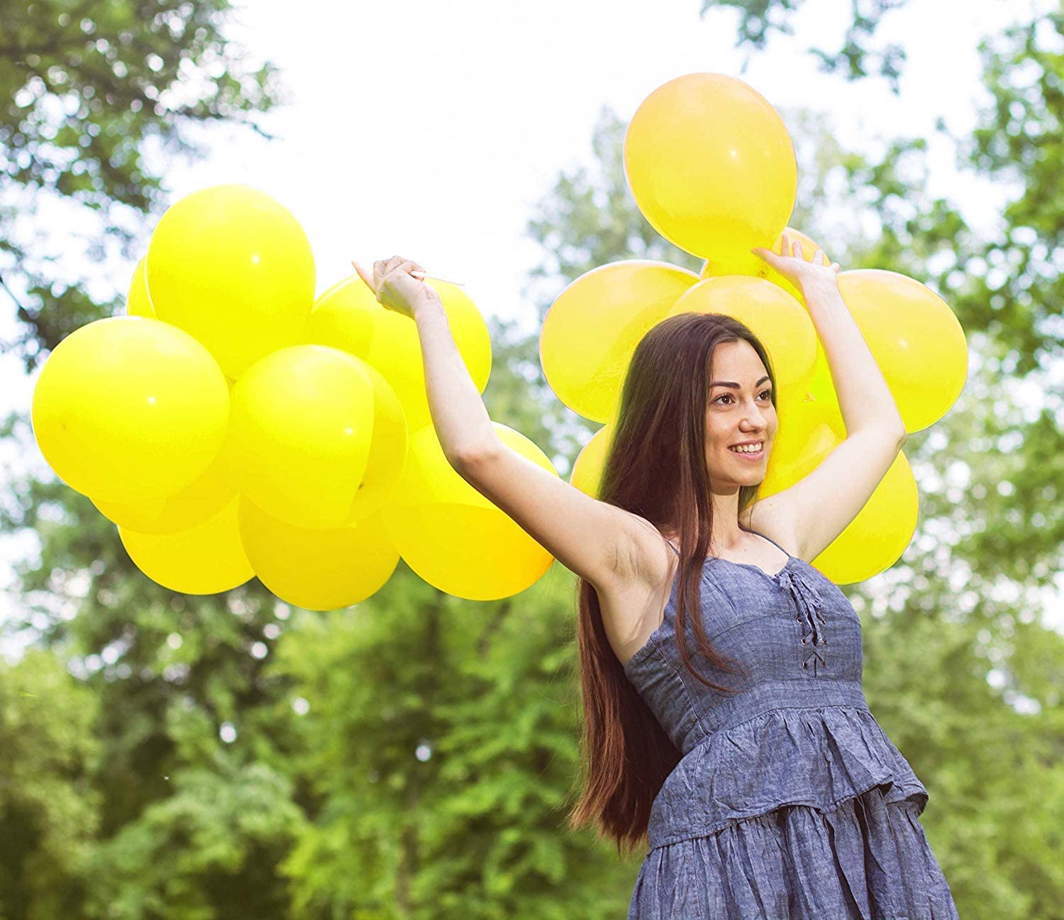 Graduation Party Decorations Navy Blue Yellow 2024/Blue Yellow Balloons/Michigan Balloons/Blue Yellow Birthday Party Decorations 40pcs for Blue Yellow Graduation Decorations 2024