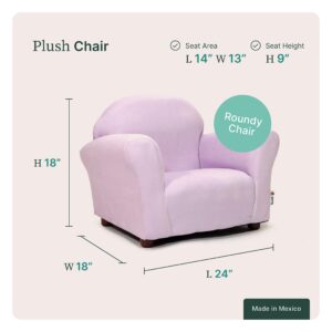 Keet Plush Children Chair, 2-5 Years Old, Lavender